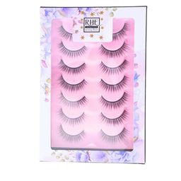 Rhe Cosmetics Set Of 7 Long & Natural Look 3D False Eyelashes-3