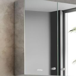 Plantex Silver-Toned Stainless Steel Bathroom Wall Mirror-picture-14