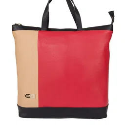 Klasse Colourblocked Leather Shopper Shoulder Bag-57