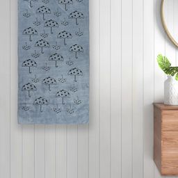 Myntra Elegant Homes Grey & Black Printed Cotton 420 GSM Bath Towel-image-77