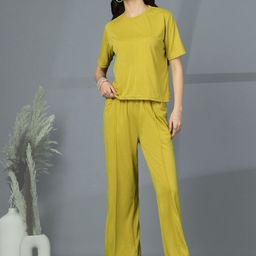 Mast & Harbour T-shirt With Trousers Co-Ords-image-42