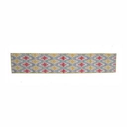 BILBERRY Furnishing by preeti grover Yellow Printed Cotton 4 to 6 Seater Table Runner-58