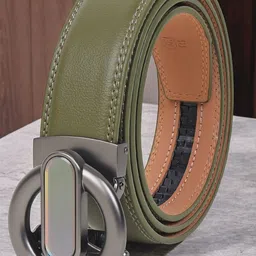 INVICTUS Men Slider Buckle Closure Textured Casual Belt-image-86