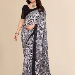 Moda Rapido Geometric Printed Saree-picture-11