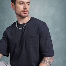 The Roadster Life Co. Self-Design Drop-Shoulder Sleeves Longline T-shirt-image-36