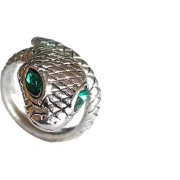 Dynamic Retail Global Set of 3 Ring for Men, Orange-Silver Alloy Ring () image 3