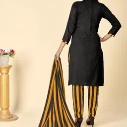 attigo Unstitched Printed Cotton Blend Kurta & Patiyala Dress Material with Dupatta-picture-44