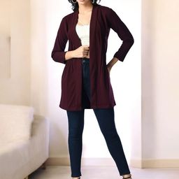 IUGA Women Longline Shrug-33