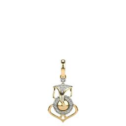 VALANOVA Women Hallmarked 18K Yellow Gold & Certified Lab Grown Diamond Pendant-picture-31