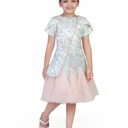 Tiny Girl Floral Embroidered A-Line Dress-27