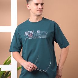 COBB Men Typography Printed Applique T-shirt-image-70