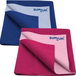 Cotton, Fleece Baby Bed Protecting Mat-image-56