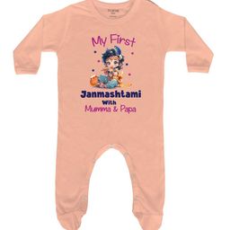 FFLIRTYGO Unisex Kids Peach Rompers-image-18