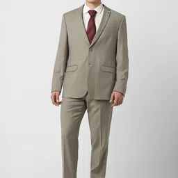 Van Heusen Textured Slim Fit Formal Two Piece Suit-picture-41