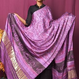 Unnati Silks Ethnic Motifs Printed Block Print Dupatta-30