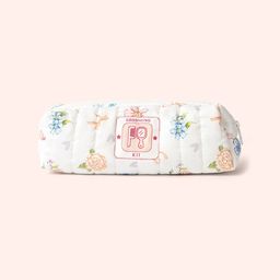 Fancy Fluff White & Blue Printed Cotton Organizer-26