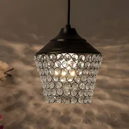 Decorcity Black & White Printed Ceiling Lamp-image-57