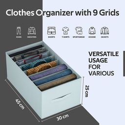 Kuber Industries Black Set of 2 Regular Drawer Organiser Organisers image 2