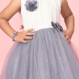 BAESD Net Fit & Flare Dress image 3