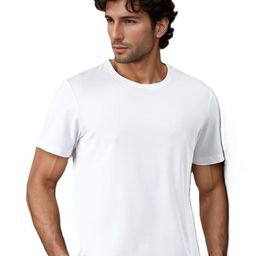 BLUEFICUS Men Solid Slim Fit Regular T-shirt-image-1