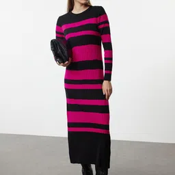 Trendyol Striped Maxi Dress-image-96