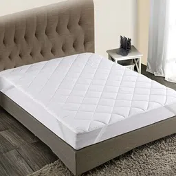 Comfowell White King Size Polycotton Water Resistant Mattress Protector-image-24