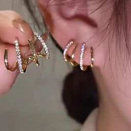 ONUYX Geometric Studs Earrings-10
