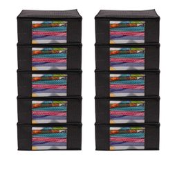 AMAK INC Black Fabric Multi-Utility Wardrobe Organisers-picture-19