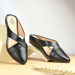KARADDI Women Comfort Open Back Mules-32