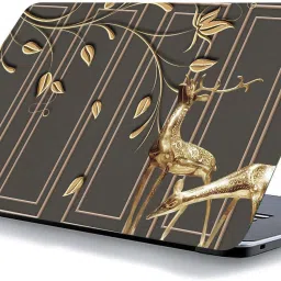qth FLORAL LAP-3267 VINYL Reusable Laptop Skin Compatible for 15.6 inch-image-76