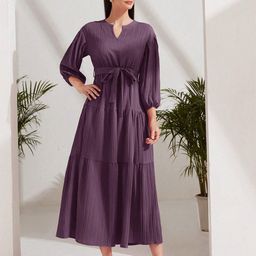 FNOCKS Organic Cotton Maxi Midi Dress-image-89