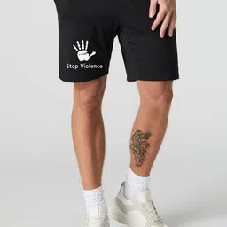 FABSTIEVE Men Printed Loose Fit Mid-Rise Shorts-picture-24