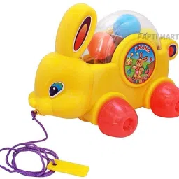 Pull Along Bunny Rabbit Toys for Kids Pull Along Toy with String Attached-image-17