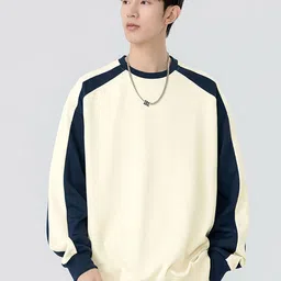 StyleCast x Revolte Men Colourblocked Sweatshirt-image-96