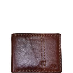 PB Pearlbags Men Leather Two Fold Wallet With Flap Coin Pocket-image-61