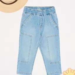 Pantaloons Baby Boys Low Distress Light Fade Jeans-10