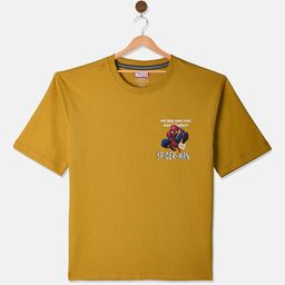 Octave Boys Spider-Man Graphic Printed Round Neck Cotton T-shirt-image-25