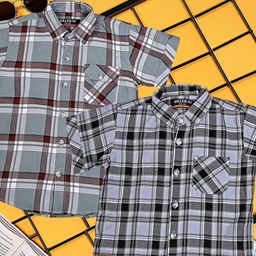 Killer Boys Classic Tartan Checks Checked Casual Shirt-image-79