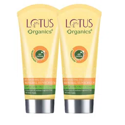 Lotus Organics+ Set Of 2 Hydrating Gel Mineral Sunscreen SPF 30 PA+++ -50g Each-9