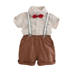StyleCast x Revolte Boys Checked Shirt with Shorts-image-59