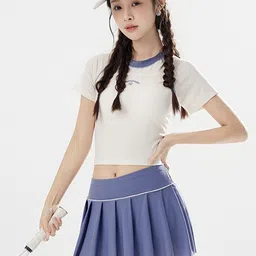 LULU & SKY Round Neck Short Sleeves Top With Skirts Co-ords-picture-23