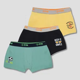 3PIN Pack of 3 Assorted Short Trunks 3PKBBCOM07 image 1