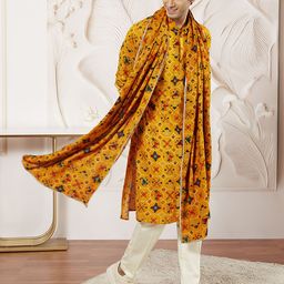 VASTRAMAY Men Printed Regular Kurta with Trousers & With Dupatta-54