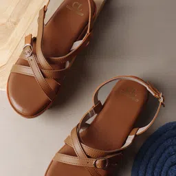 Carlton London Platform Buckles Sandals-10