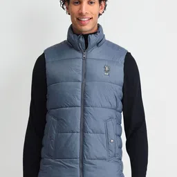 U.S. Polo Assn. Denim Co. Men Washed Padded Jacket with Patchwork-image-29