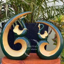 HOMESTEAD DECORE SOLUTION Unisex Multi Polyresin Showpieces-image-9