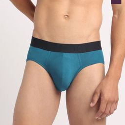 Cresmo Men Pack Of 2 Anti Microbial Basic Briefs CR-B-SLD-P2-MUL-BLUCRU-S-picture-2