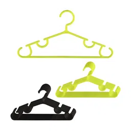 Aura Pack Of 20 Black & Yellow Single Tier Bar Hangers-image-42