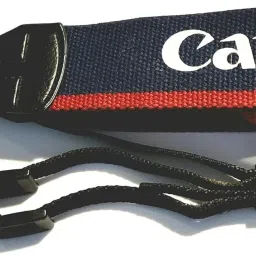 DIGICLIMBER Original Camera Neck Shoulder Strap for Canon All Series DSLR,SLR Camera - Stock Back with PU Leather Fashion Quality Embroidery Logo Fabric Camera Neck Straps Strap (Red in black) Strap Strap-picture-16