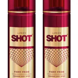 Shot Fiery Pride Long Lasting Fragrance Body Spray (135 ml each) Body Spray - For Men-image-30